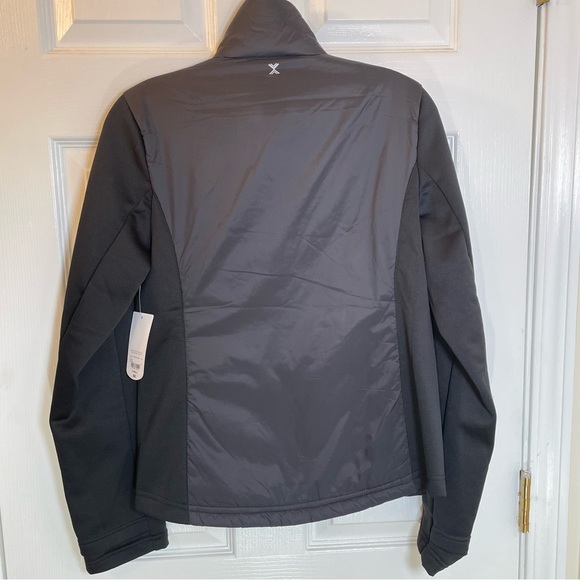 Xersion Womens Black Quilted Full Zip Lightweight Jacket Pockets Size XS - Picture 6 of 11